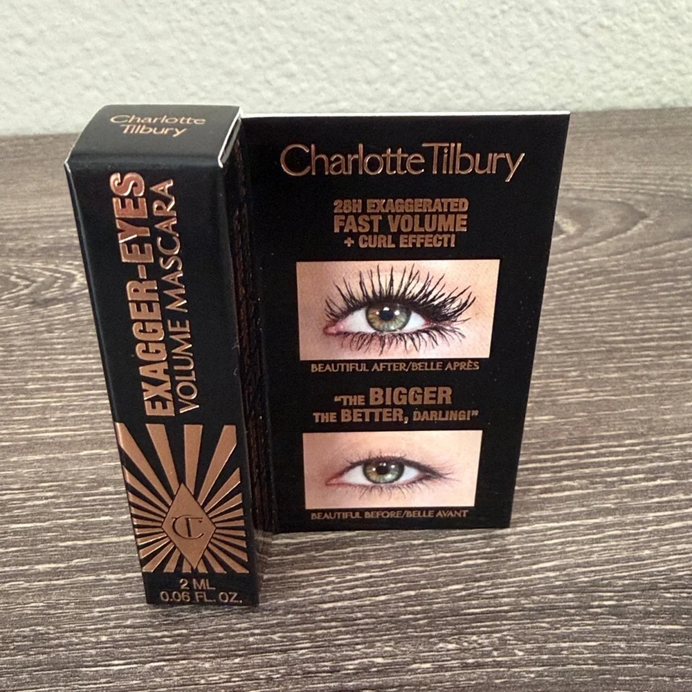 ❤️$7 NWT Charlotte Tilbury Exagger-Eyes Volume Mascara 2ml